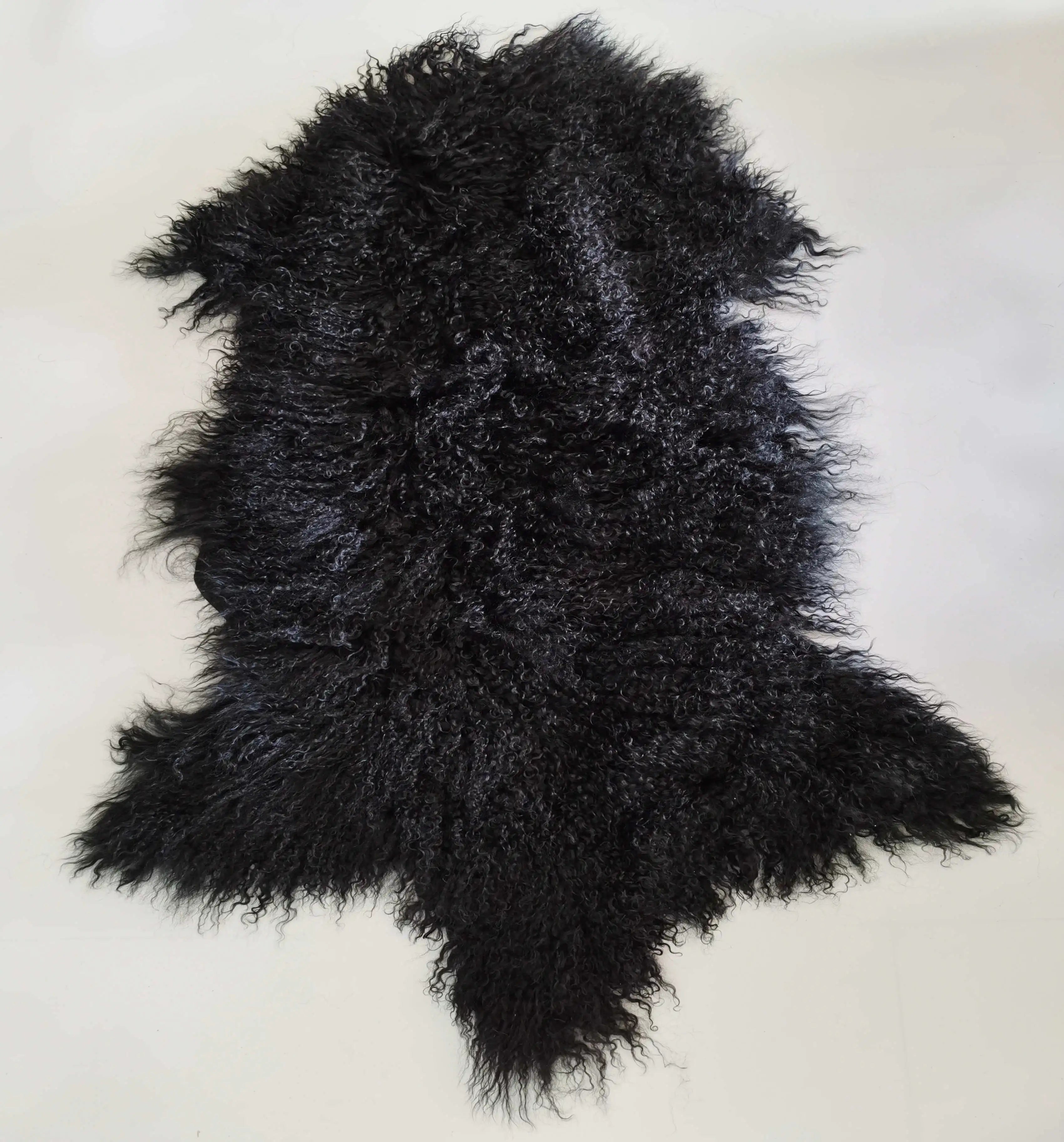Wholesale Cheap Mongolian Sheepskin Real Curly Fur Plate Grade a Quality Eco-TAN Process Carpet Padding IRWOODS China Supplier