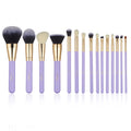 GRACEDO Makeup Beauty Tool Popular Make up Brush Sets With Bag 15pcs Wood Handle Eyebrow Brush Makeup Brushes