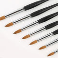 Pinceles Acrilico Puro Kolinsky Profesional Nail Acrylic Brush Kolinsky Hair 100% Pure Pinceles Kolinski Nails Acril