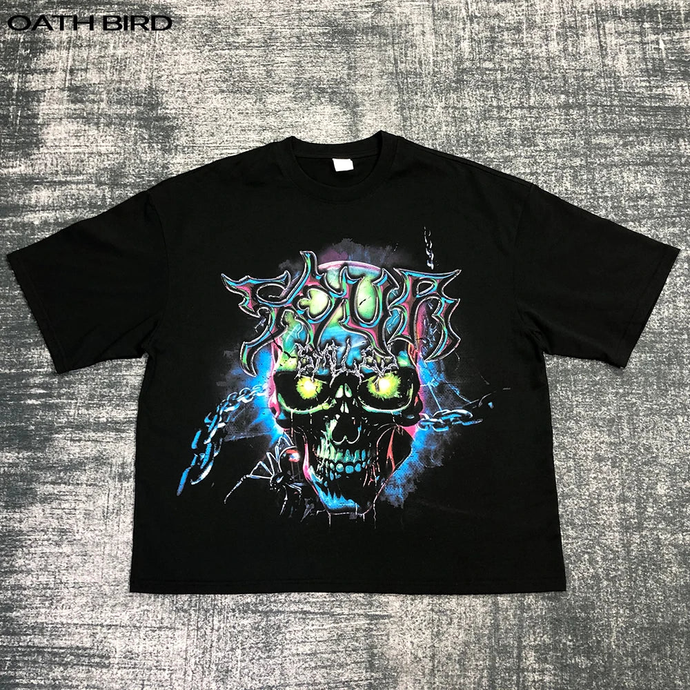250gsm 100% Cotton Oversized Drop Shoulder Tshirt Heavyweight Men's Streetwear Loose Baggy Tshirt Cropped Boxy Fit T Shirt