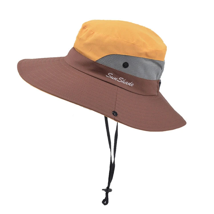 Men's Wide Brim Boonie Bucket Hat Breathable Quick Dry Waterproof Sun Visor Cap Safari Fishman Fishing Hat Cap