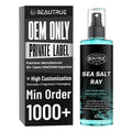 Private Label Sea Salt Spray Hair Texturizer Brilliant Shine Styling Mist Lightweight Natural Volume Non Greasy Formula
