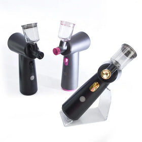 Wireless Rechargeable Cordless Barber Scalp Care Air Brush Hair Airbrush for Nail Art with Gravity Feed Type