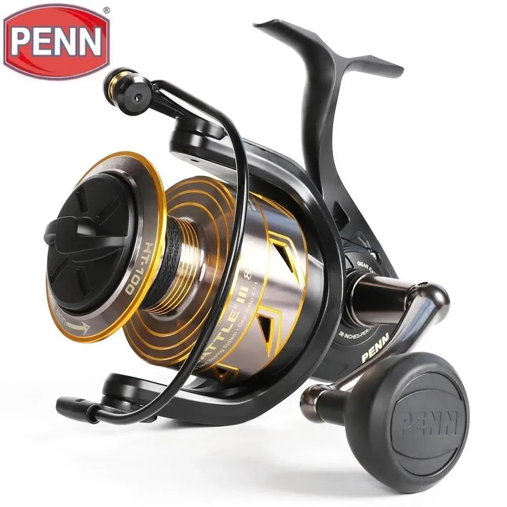 Penn Battle III 3 CNC Handle Metal Saltwater Spinning Penn Fishing Reels MegaBDM
