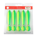 5pcs 10cm 6g Soft Bionic Fishing Lure Dying Prey Realistic Moving Fishing Lure Bait for Fishing Wobbler Swimming Bait Lures