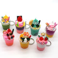 Cute Bubble Milk Tea Ice Cream Keyring Ice Cream Boba Milk Tea Key Holder Hanging Pearl Milk Tea Ice Cream Pendant Keychains