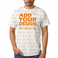 Custom Printing Unisex Short-sleeve T Shirt Fitness Leisure Home Travel 100% Polyester T-Shirts for Men and Womens