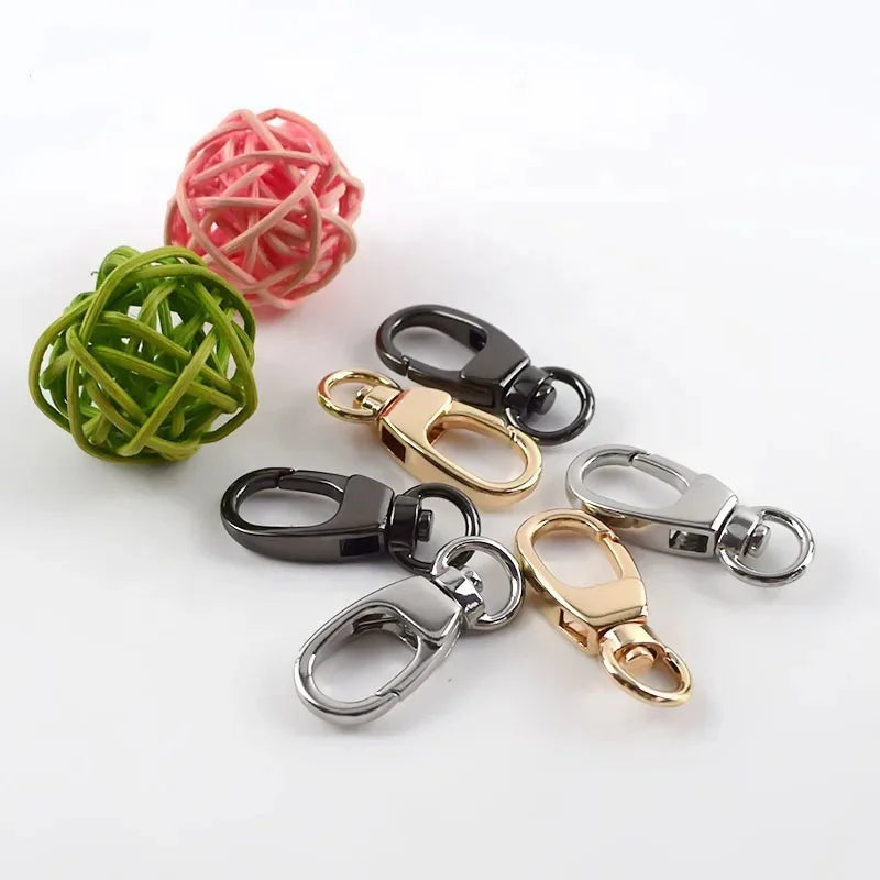 Deepeel BF317 10mm Alloy Buckles Dog Collar DIY Bags Parts Accessories Handbag Strap Swivel Lobster Clasps Trigger Snap Hook
