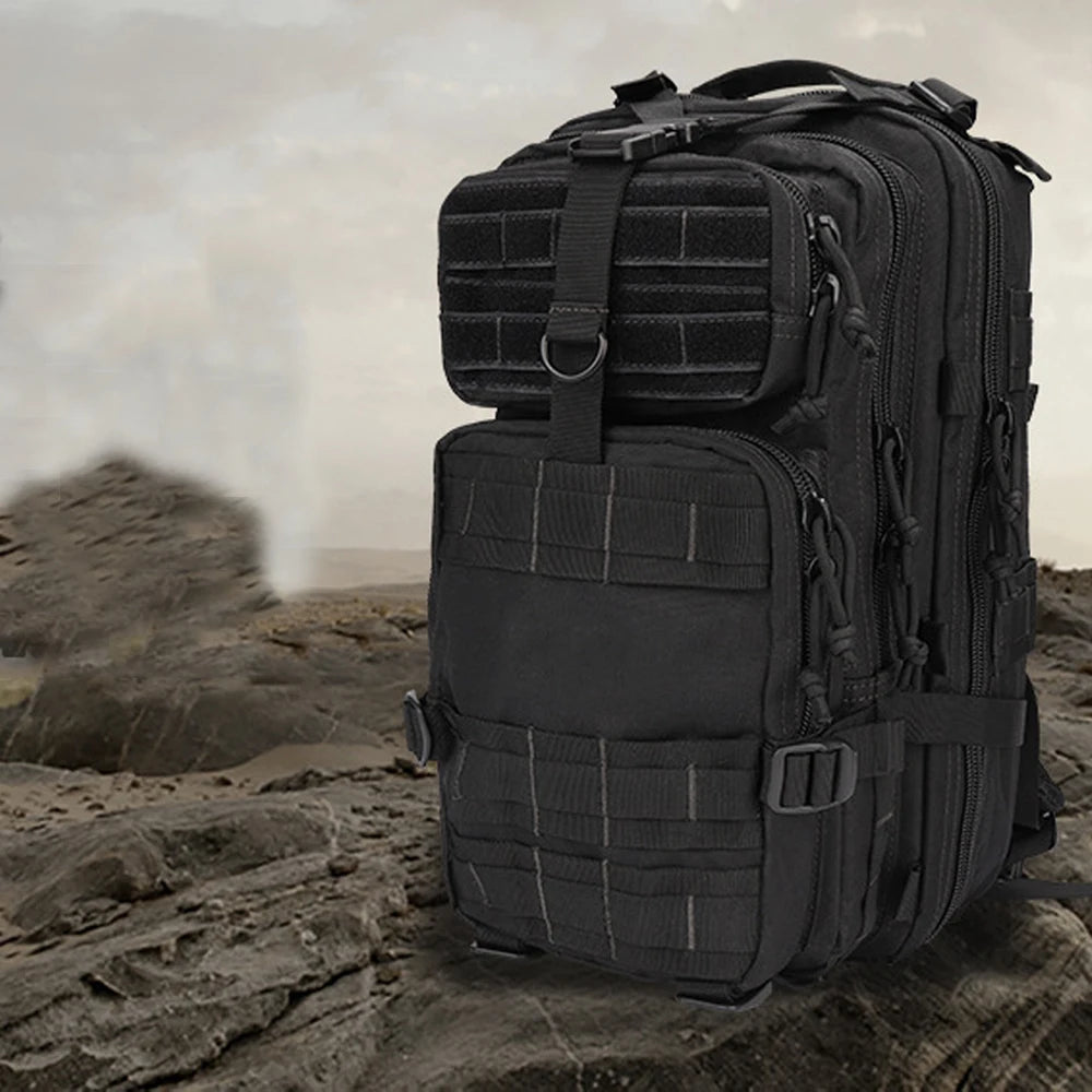 Best Black Large 35L Ultralight Water Resistant National Anti-Theft Unisex Cycling Hike Tactical Daypack with Chest Waist Strap
