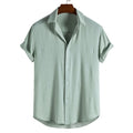 Wholesale Men's Summer Shirt Hawaii Patchwork Beach Shirt Surfing Short Sleeve Hawaiian Shirt Wholesale
