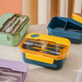 2022 Hot Sale Plastic Microwavable Bento Lunch Box for Children & Adults Household Items Food Contact Safe