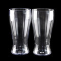 Customized logo BPA Free Tritan Beer Glass Drinking Cup clear Recyclable Unbreakable Plastic Beer Cup