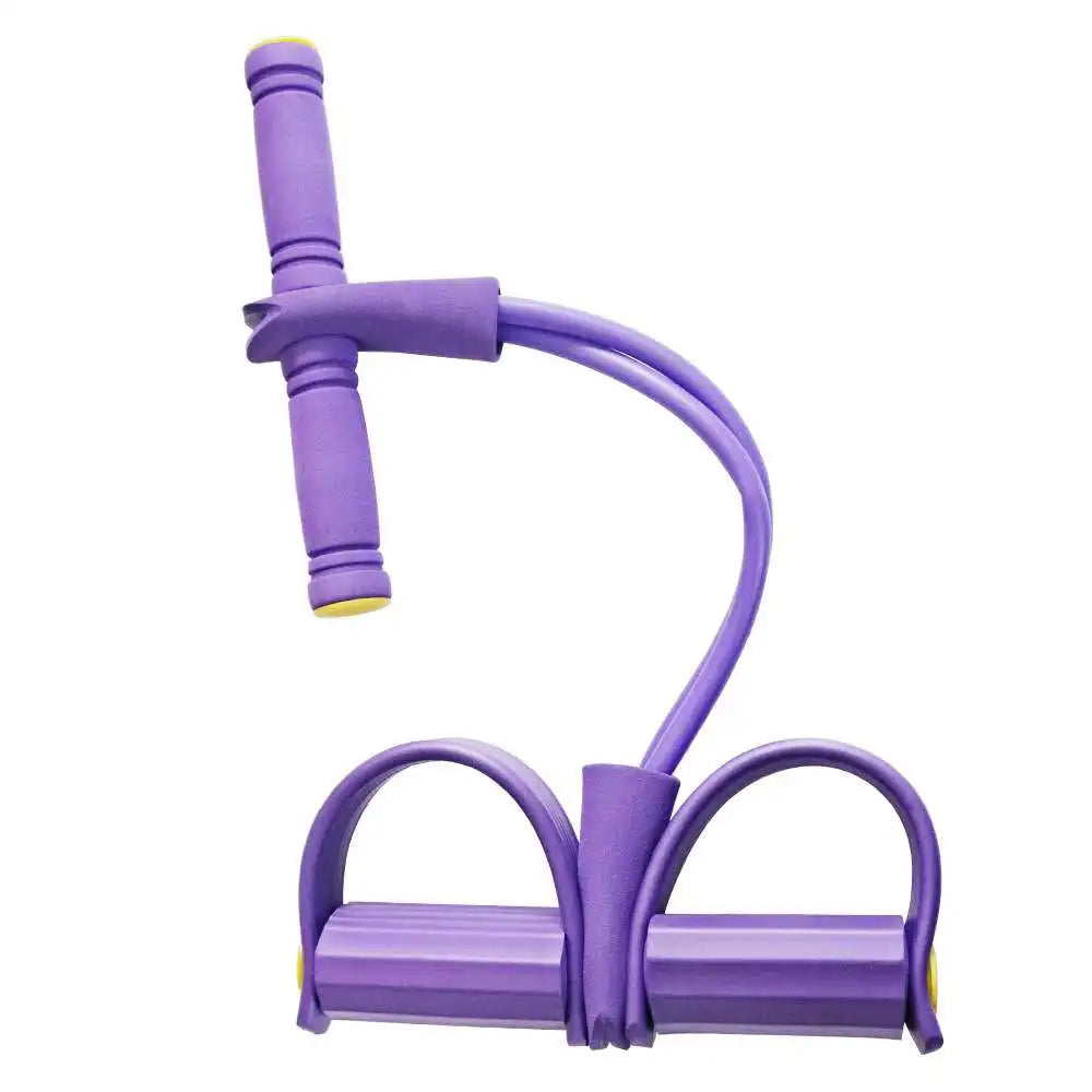 NQ SPORTS Multifunctional Yoga Fitness Machine Sit-ups Four-tube Pedal Leg Tension  Exercise Resistance Band