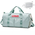 2024 Hot Selling Women's Gym Sports Bag Waterproof Nylon Training Fitness Handbag Shoes Compartment Zipper Closure Fashion Style