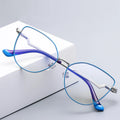 3043 Metal Women Anti Blue Light Glasses Fashion Women Cat Eye Latest Optical Frame Design Eyeglasses Frames