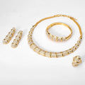 Hole Sale Quality Gold Plated Xo High End Fine Hawaiian Customized Bridal Set Jewelry Wedding