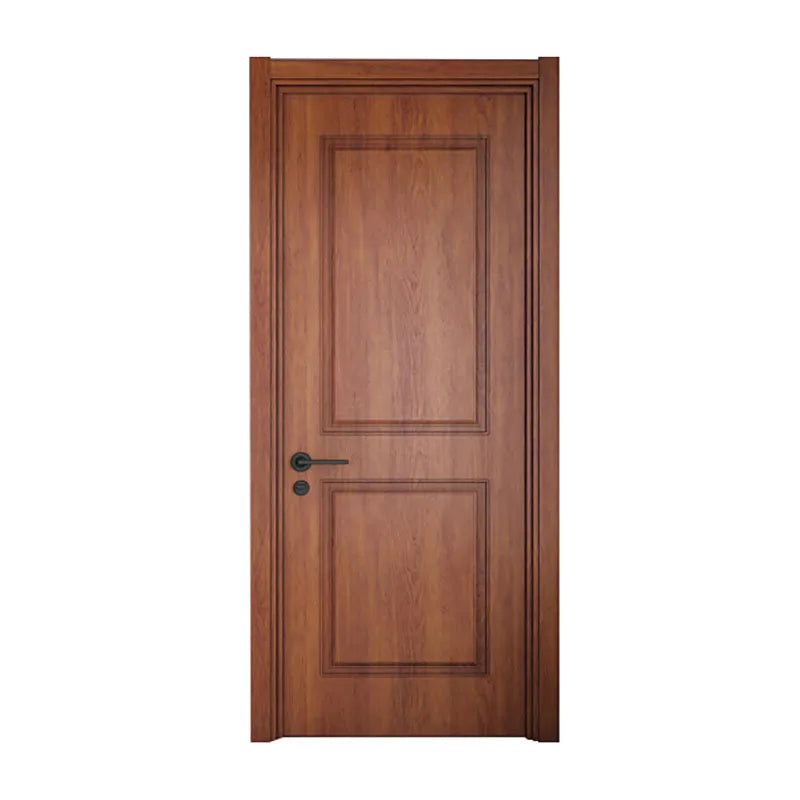 High Quality Luxury Carving  Wood Room Door Prehung Modern Design Entry Teak  Interior Wood Door