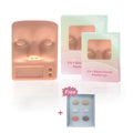 Wholesale Multifunctional Soft Silicon Makeup Practice Mannequin Head Rubber Face Mold