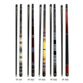 Factory Sell 58" Yfen High-tec Carbon Fiber 12.5mm 1/2 Billiard Pool Cue With Extension