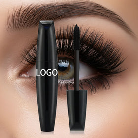 Custom Logo Natural Organic Eyelash Enhancer Private Label Cruelty Free 4D Fiber Full Fan Volume False Lash Waterproof Mascara