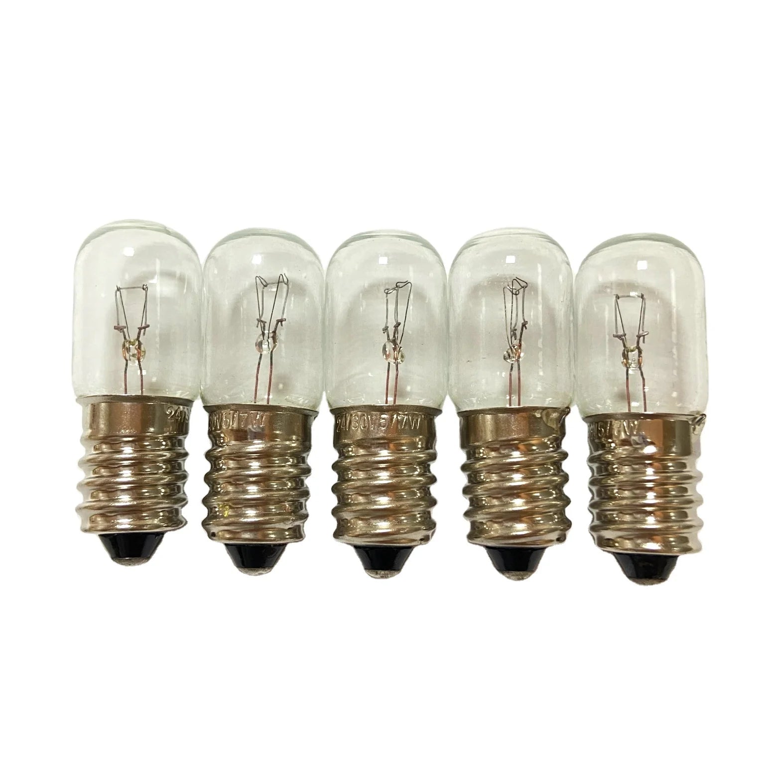 Hot Sale T16 E14 Tubular Incandescent Bulb 24/30V5/7W Instrument Equipment Indicator Bulb