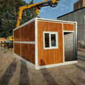 Portable Prefabricated Steel Container House 20ft 40ft for Office & Hotel Use Foldable 2-3 Bedroom Mini Living & Bathroom