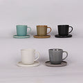 High-End Ceramic Espresso Mug with Saucer Teacup & Cappuccino Coffee Cup Middle East Style Tableware