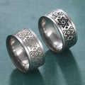 Myshape Star of David Ring for Men Israel Hexagram Hanukkah Ring Shield Stainless Steel Jewish Jewelry Amulet Religious Gift