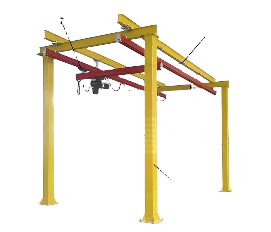 Single Girder Overhead Bridge Crane 2Ton to 32 Ton with Electric Motor PLC Control 20m Lifting Height