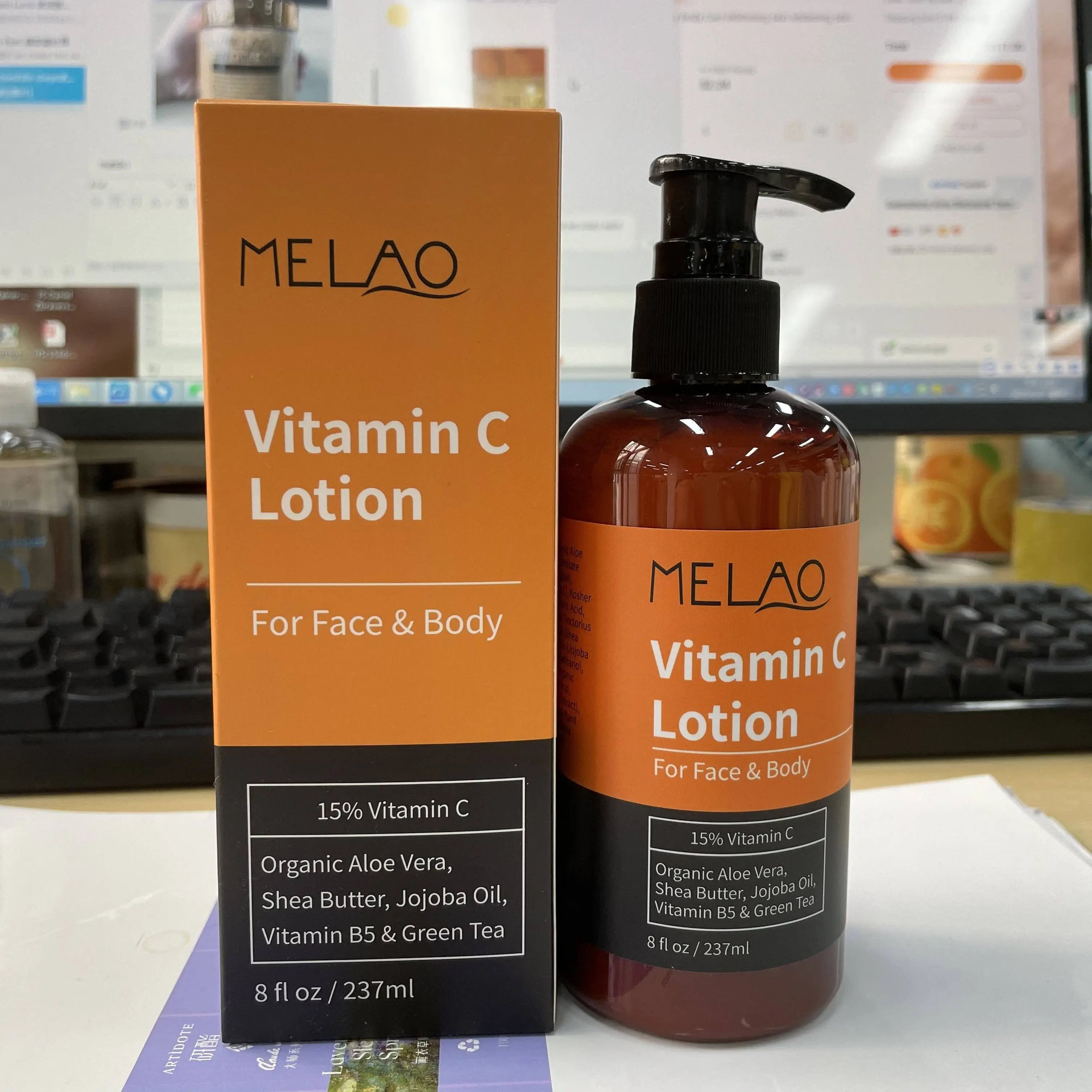 Hotselling Vitamin C Body Lotion for Dry Skin for Skin Care Hair Care & DIY Recipes Vitamin C Lotion