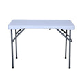 Portable 6ft Hard Plastic Rectangular Outdoor Table Chinese Design Style Aluminum Furniture for Camping and Events