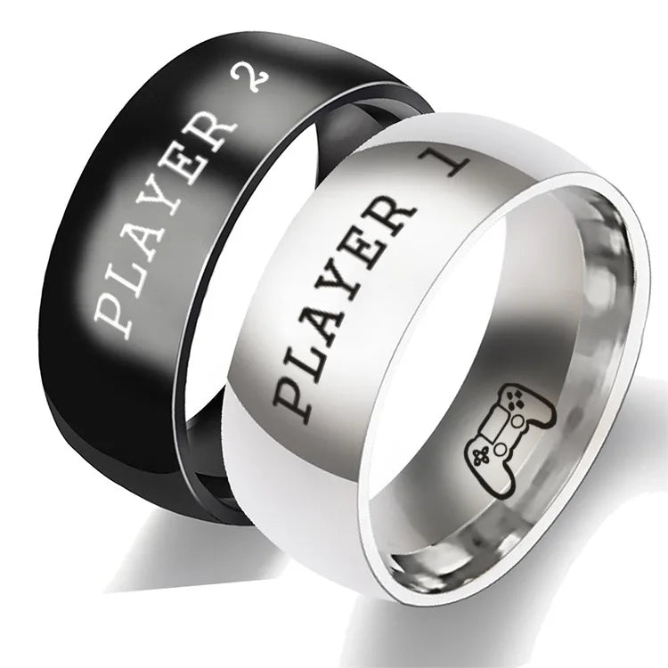 Stainless Steel Couple Rings No Fade Wedding Ring Classic Wedding Jewelry Size 6-13 Titanium Steel Simple Ring