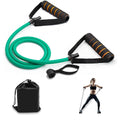 Toning  Tube Exercise Resistance Bands with Handles Wholesale Gym Workout Home Fitness Bands Set Strength Training Gym Equipment