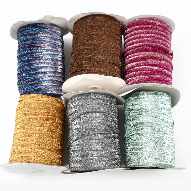 Meetee RD009 10-50mm Garment Luggage Accessories Belt Bag Strap Ribbon Thickened Colored High Tape Decorative Trim Lace Webbing