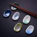 Chinese Ceramic Chopstick Holder Spoon Rest for Home Dining Restaurant Table Accessories Supplies Chopsticks Stand