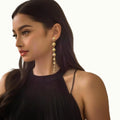 Long Beads Chain Drop Earrings Hanging for Women Elegant Beaded Tassels Pendant Earrings Fashion Korean Jewelry Accessories Gift