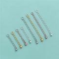 Hot Sale S925 Sterling Silver Round Ball Extension Chain for Necklace Jewelry Making Accessories