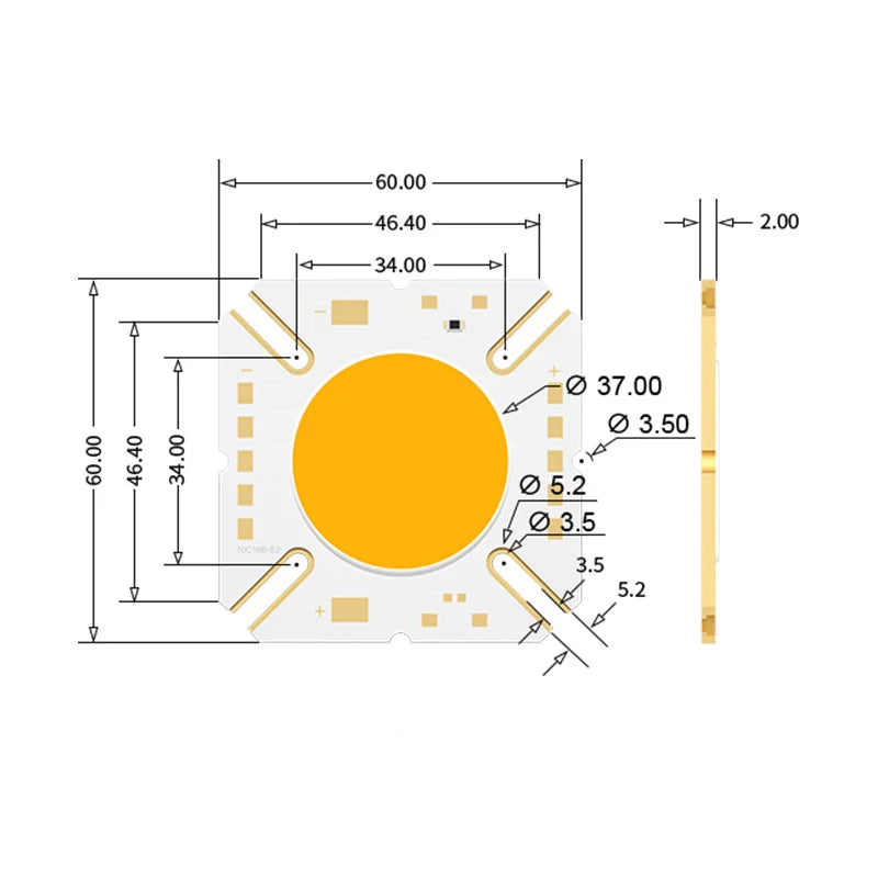 Shenzhen Manufacturers Supply High-Power 120W 300W COB Lamp Beads High-Display LED Light Sources