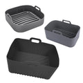 Air Fryer Silicone PotFood Safe Heat Resistant Easy Cleaning Non Stick Air Fryers Silicone Liner for Basket Accessories
