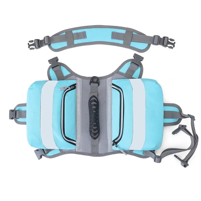 USMILEPET Direct Factory Dog Backpack Vest Reflective Dog Saddle Bag for Walking Camping and Traveling