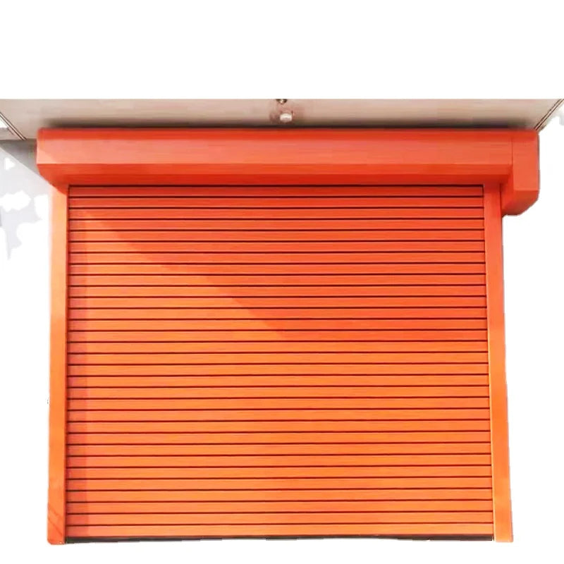 Modern Designed Automatic Aluminum Rolling Shutter Garage Door Industrial Fast Roll-Up Hard Door with Finished Surface