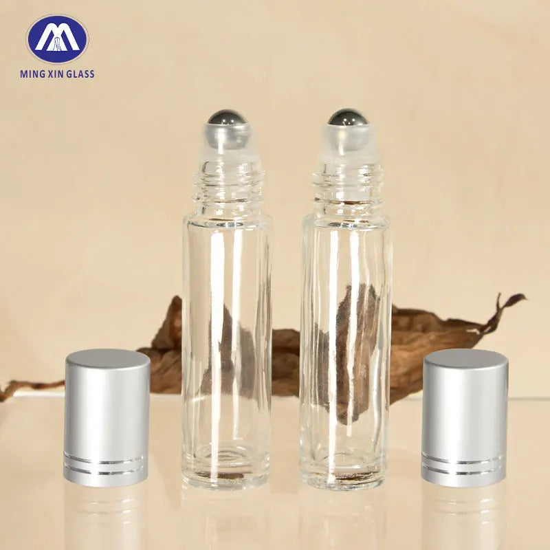 Hot Sale 10ML Mini Glass Perfume Oil Roller Pump Sprayer Roll Oil Bottle Essential Oil Perfume for Purse Hot Sale Pump Sprayer