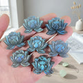 Hot Sale Wholesale Labradorite Lotus Crystal Cravings Crafts Strong Blue Flash Healing Stones  for Gift