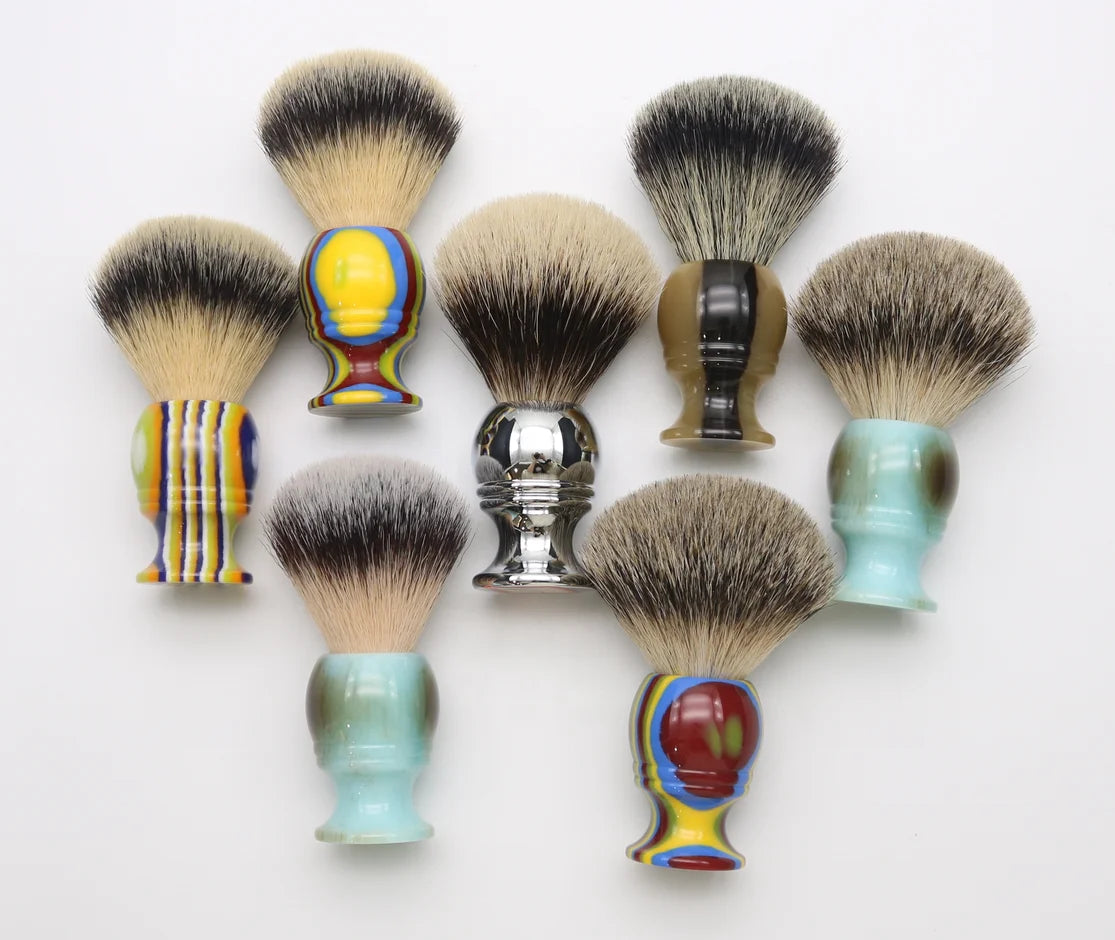 JDK Synthetic Hair Resin Handle Shaving Brush for Salon Wet Shave