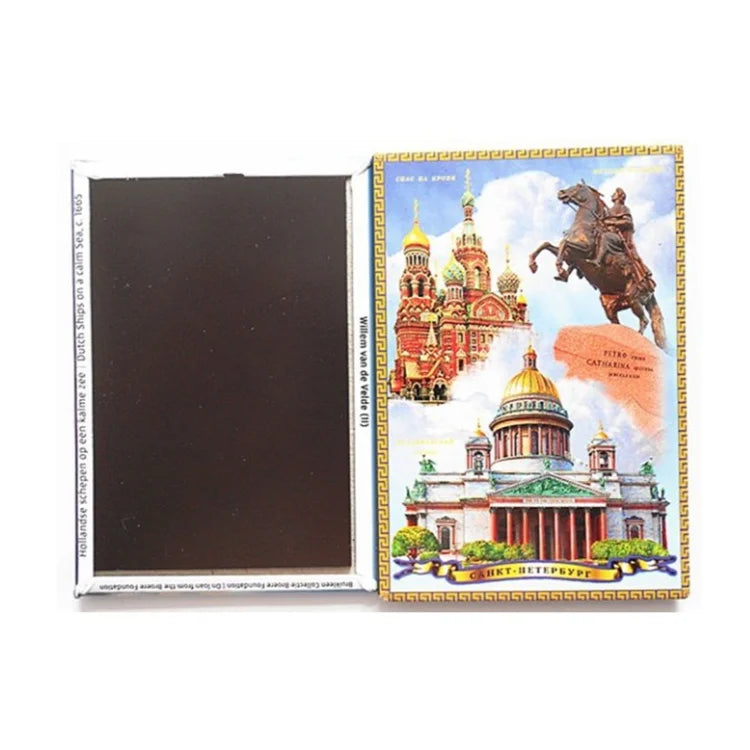 Factory Directly Custom Photo Animal Industrial Tinplate Magnetic Refrigerator Magnets Tourist Souvenir Reusable Waterproof