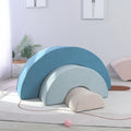 Rainbow Design 3pcs Per Set KIDS COUCH Certipur-us Kids Foam Building Blocks Creative Kids Play Sofa