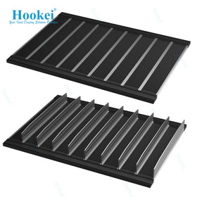 Gravity Shelf Roller Spring Loaded Drink Bottle Can Shelf Pusher Organizer for Refrigerator