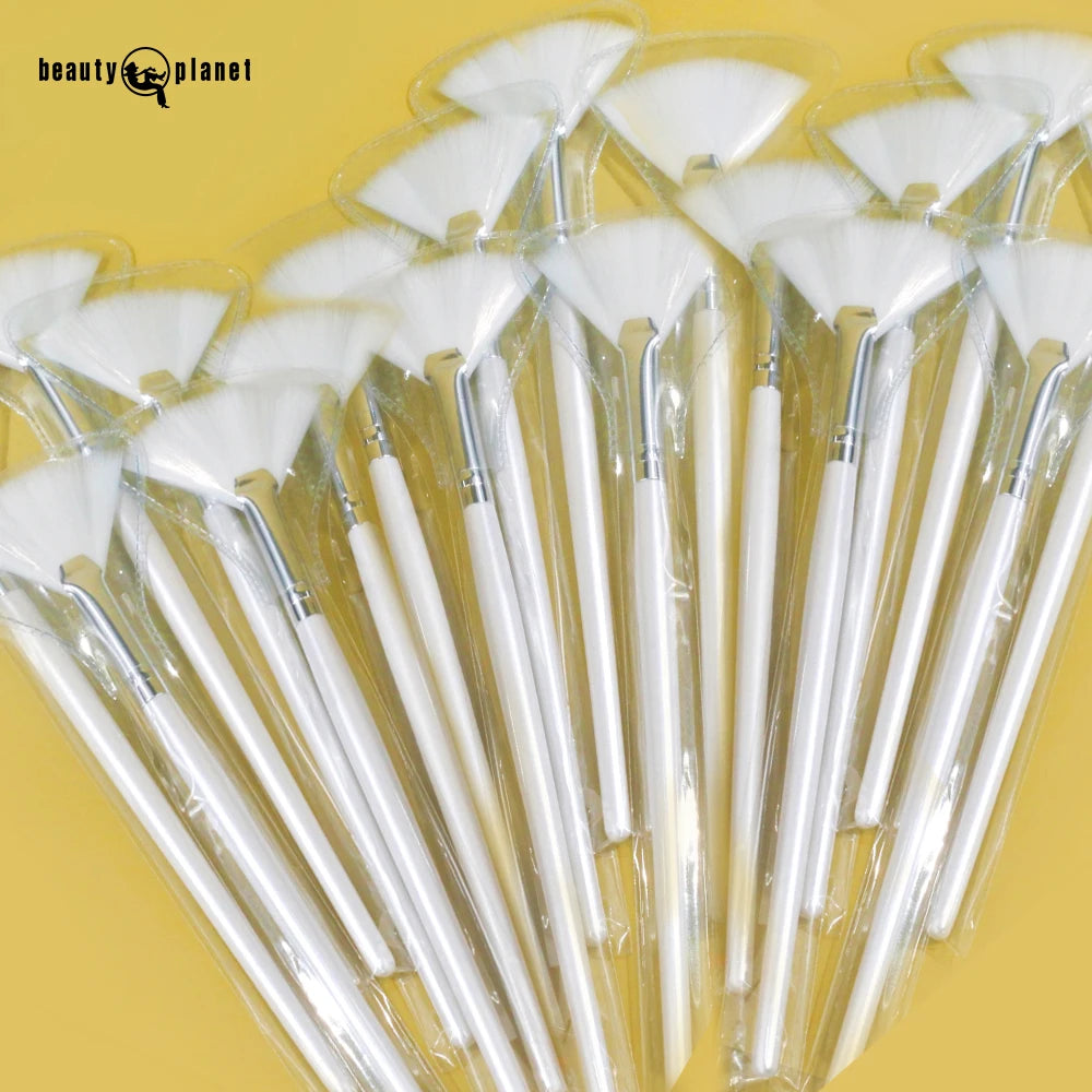 Beauty Planet Private Label Fluffy Facial Brush Esthetician Clay Mask Brushes Custom High Quality Cleansing Face Mask Brush