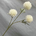 S773 Wholesale Artificial Flower DIY Wedding Decoration Flowers 3 Head Silk Crystal Onion Ball Fake Chrysanthemum