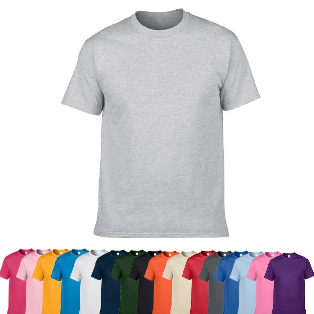 Breathable Dark and Stable Personality Simple Men's Round Neck Short Sleeve T-shirt